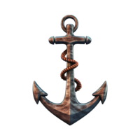 Ship Anchor isolated on transparent background png