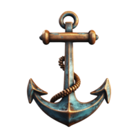 Ship Anchor isolated on transparent background png