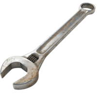 Adjustable wrench isolated on transparent background png