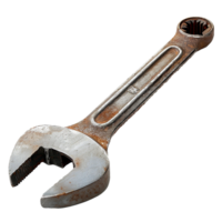 Adjustable wrench isolated on transparent background png