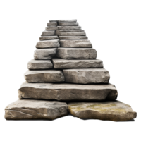 Stone Steps isolated on transparent background png