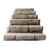 Stone Steps isolated on transparent background png