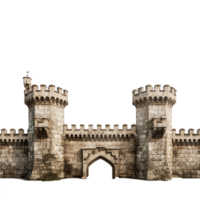 Castle gate isolated on transparent background png