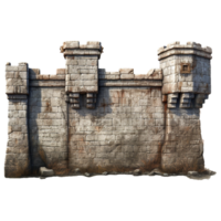 Castle gate isolated on transparent background png