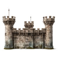 Castle gate isolated on transparent background png