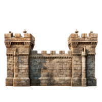 Castle gate isolated on transparent background png