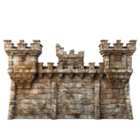 Castle gate isolated on transparent background png