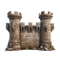 Castle gate isolated on transparent background png