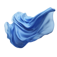 Abstract silk flying isolated on transparent background png