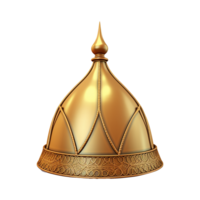 Beautiful islamic themed hat isolated on transparent background png