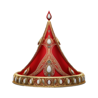 Sultan hat isolated on transparent background png