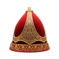 Sultan hat isolated on transparent background png