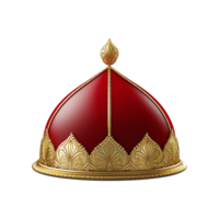 sultan chapeau isolé sur transparent Contexte png