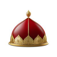 Sultan hat isolated on transparent background png