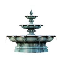 Water fountain on transparent background png