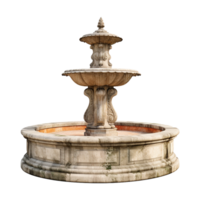 Water fountain on transparent background png