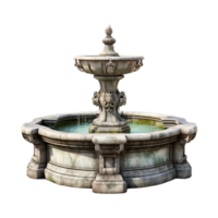 Water fountain on transparent background png