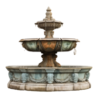 Water fountain on transparent background png