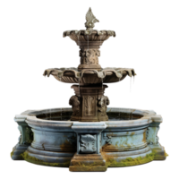 Water fountain on transparent background png