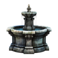 Water fountain on transparent background png