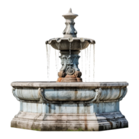 Water fountain on transparent background png