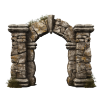 Castle gate isolated on transparent background png