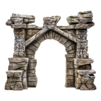 Castle gate isolated on transparent background png