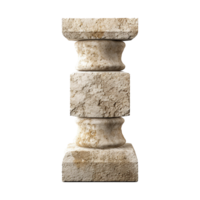 antiguo pilar aislado en transparente antecedentes png