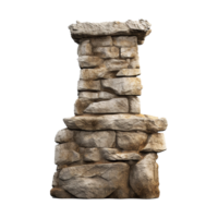 Old pillar isolated on transparent background png