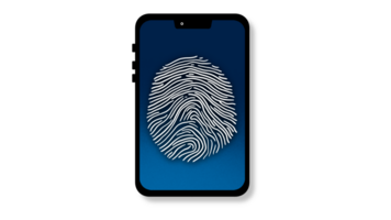 fingerprint identification on mobile phone to access personal financial data, fingerprint touch scanning identification and verification, Biometric security network, privacy data protection png