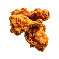 sabroso frito pollo aislado en transparente antecedentes png