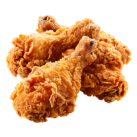 Tasty fried chicken isolated on transparent background png