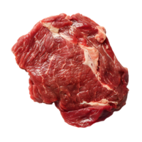 Raw meat isolated on transparent background. png