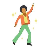 disco bailarín icono clipart avatar logotipo aislado ilustración vector