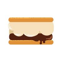 Smore icon clipart avatar logotype isolated illustration vector