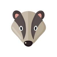 Badger icon clipart avatar logotype isolated illustration vector