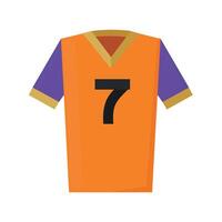 fútbol americano jersey icono clipart avatar logotipo aislado ilustración vector