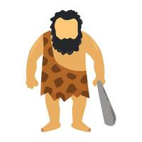 Caveman icon clipart avatar logotype isolated illustration vector