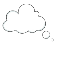 Thinking cloud Image png