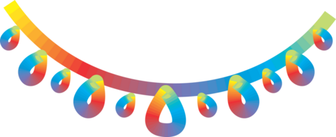 arco iris collar orgullo mes icono png