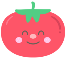 niño mano dibujado linda sano comida vegetales tomate png