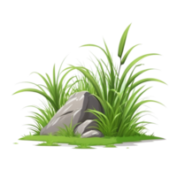 Gras Karikatur mit transparent Hintergrund png