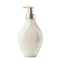 white lotion bottle isolated at transparent background png