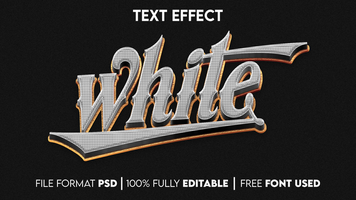 Editable Text Effect psd