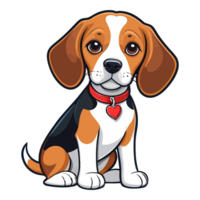 Cute dog logo artwork. Dog illustration graphic design. png