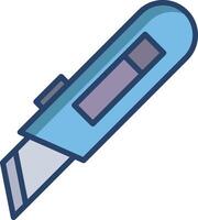 Cutter linear color illustration vector