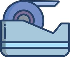 Measurement Tape linear color illustration vector
