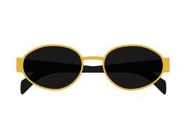 Sunglasses icon illustration. Fashion glasses frame. Travel personal accessory vector