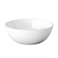 sencillo blanco cerámico vacío bol. comida cuenco con minimalista apelar. aislado en antecedentes png