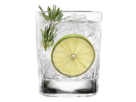 gin rickey glamour en smal gin rickey glas fylld med en knaprig klar flytande garnerad png